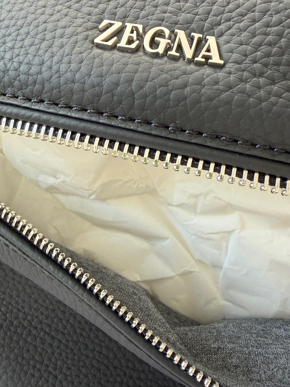 NWT: Zegna Black Deerskin Special Backpack SS25 2297179 - Picture 10 of 12
